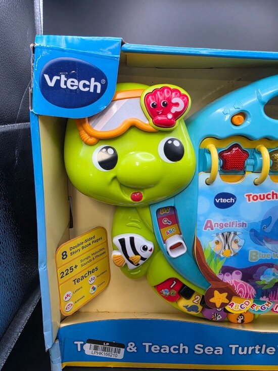 VTech Touch & Teach Sea Turtle Interactive Learning Toy - Picture 2 of 10